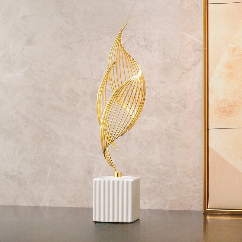 Smooth Sailing Wine Cabinet Decor Set Light Luxury Modern Style High-End Living Room TV Cabinet Office Ornament|Home Decor