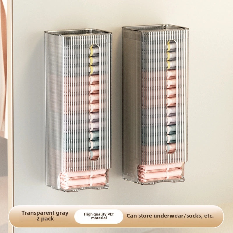 Wall-mounted Garbage Bag Dispenser Large Capacity Kitchen Plastic Bag Holder Convenient Extraction | Kitchen Storage & Organization