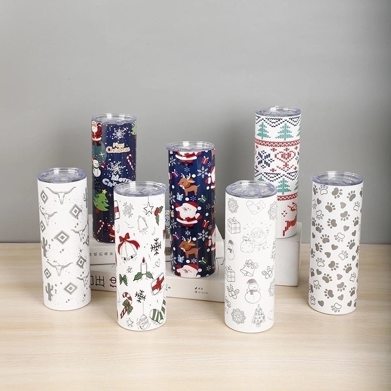 Christmas Vacation Cartoon Stainless Steel Water Bottle 1 Piece | Drinkware & Water Bottles