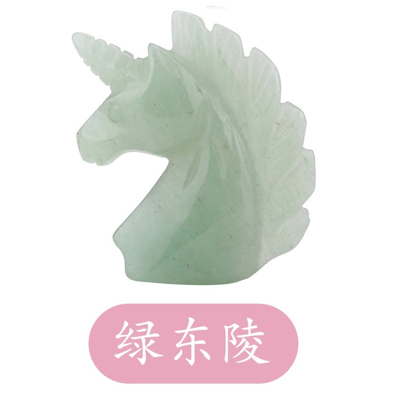 Elegant Minimalist Horse Gem Crystal Ornament for Home Decor|Home Decor Ornaments