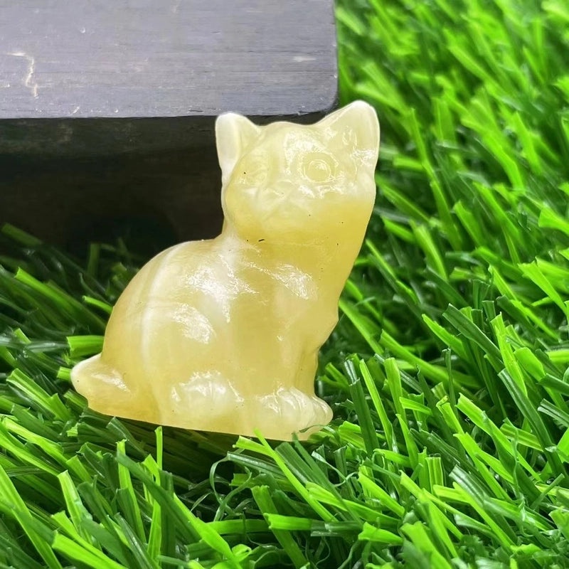 Adorable Gemstone Animal Figurines Decorative Artificial Ornaments|Home Decor