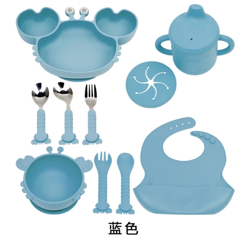 Casual Vacation Solid Color Silicone Tableware Single Piece Set|Kitchen & Dining