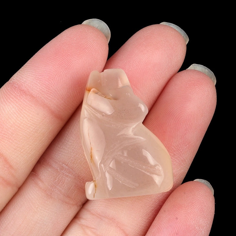Minimalist Natural Agate Stone Animal Figurines Crystal Home Decor|Home Decor & Accessories