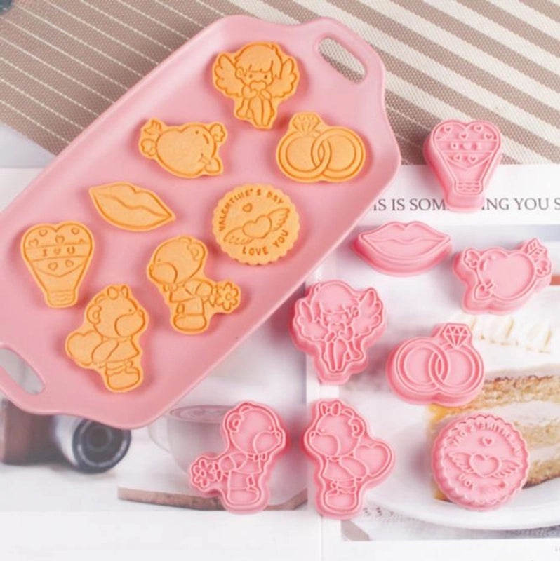 Valentine's Day Animal Shaped Plastic Bakeware Set | Kitchen & Dining Accessories