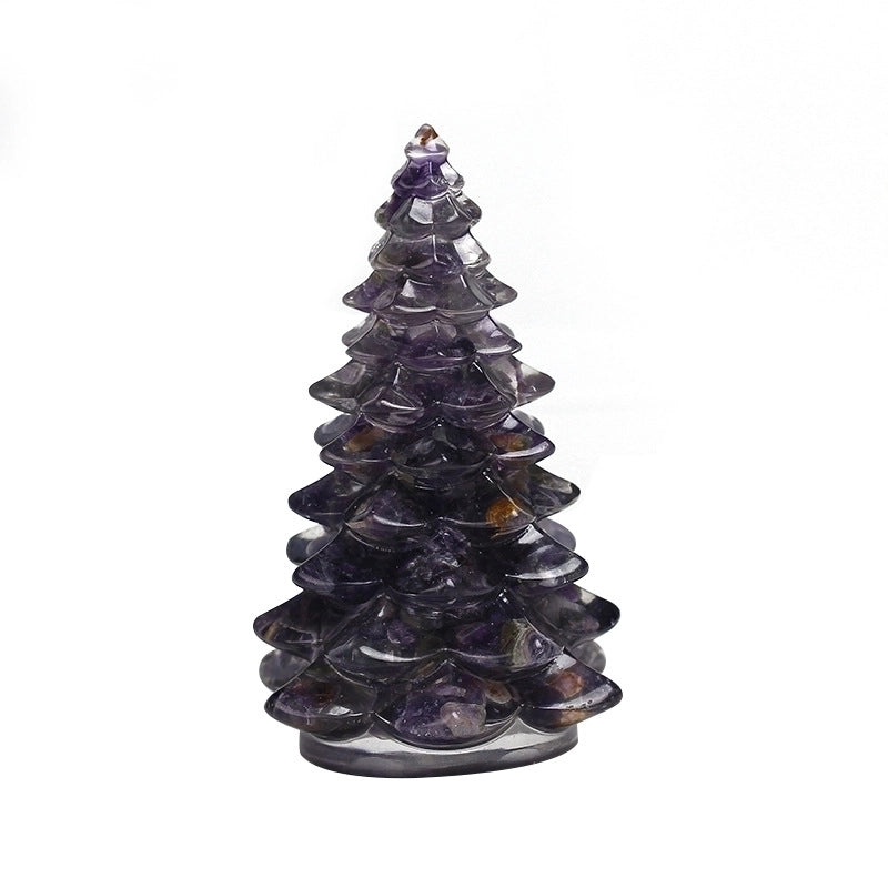 Minimalist Synthetic Resin Christmas Tree Ornaments | Holiday Decorations