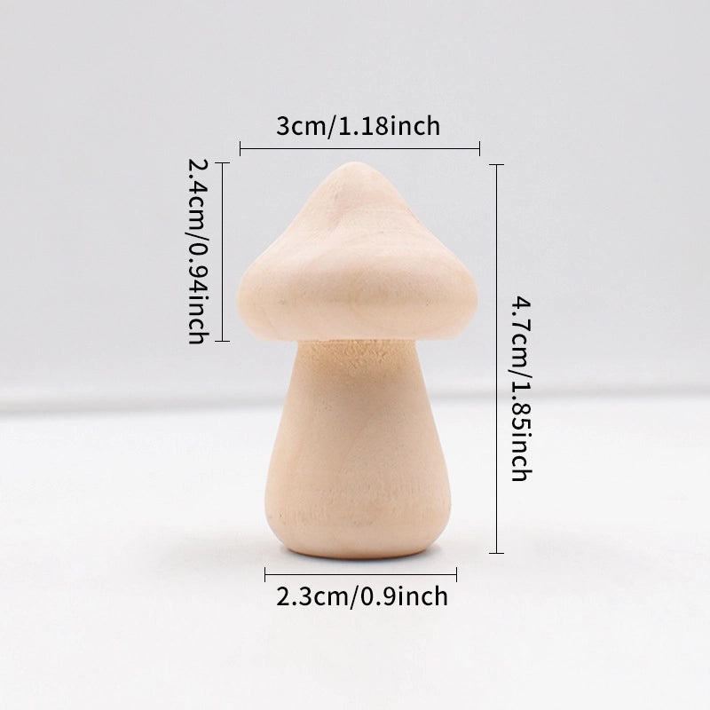 Handcrafted Wooden Mushroom DIY Toy for Kids | Kids Crafts & DIY Toys