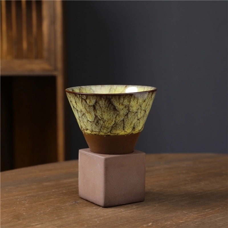 Chinoiserie Style Retro Solid Color Porcelain Water Bottle Single Piece|Home & Kitchen - Drinkware & Barware