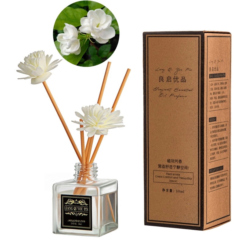 Minimalist Liquid Letter Rattan Home Scent Diffuser|Home Fragrance