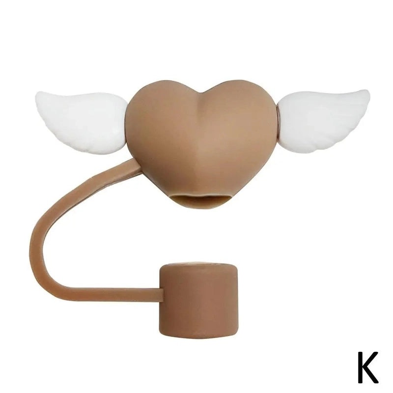 Multicolor Silica Gel Straw Cap for Drinks Casual Elegant Cute Design | Drink Accessories