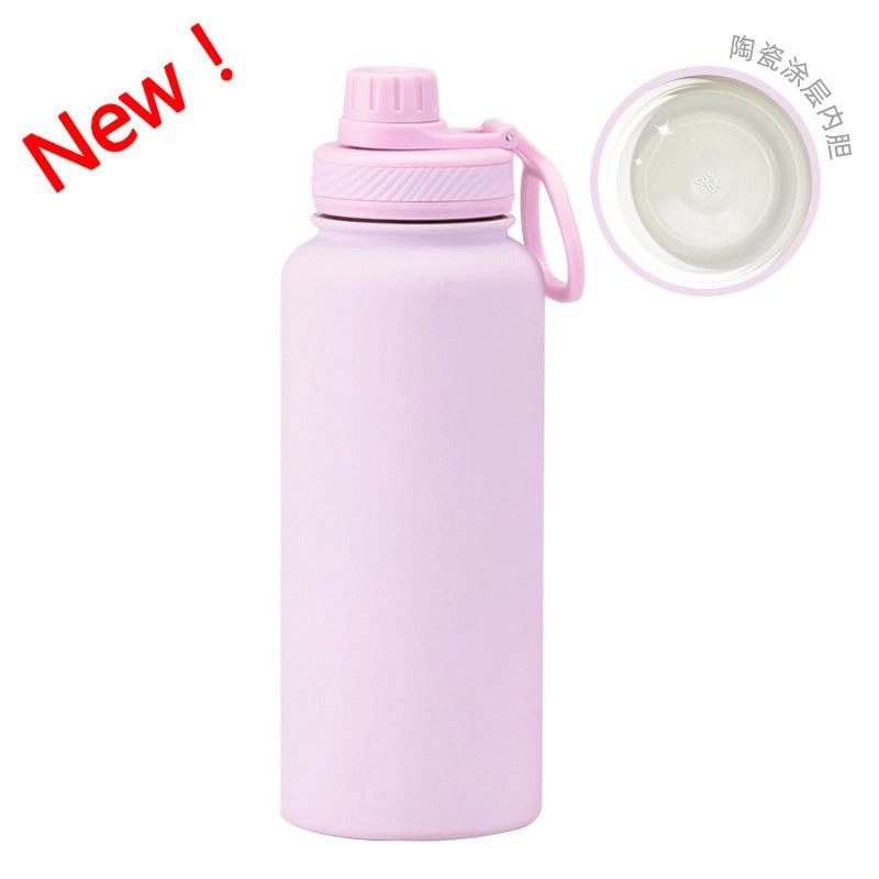 Stylish Solid Color Stainless Steel Vacuum Flask 1pc|Home & Kitchen Accessories