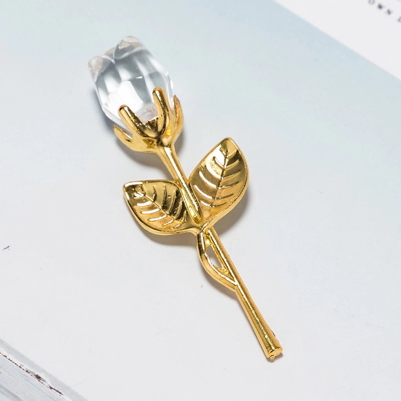 Elegant Crystal Flower Brooch Pin for Valentine's Day Wedding Office Gifts | Jewelry Accessories