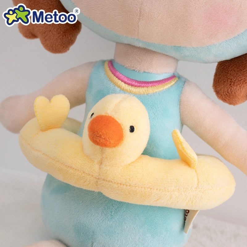 Metoo Keppel Plush Doll with Swimming Ring Soft Toy for Kids|Plush Toys and Dolls
