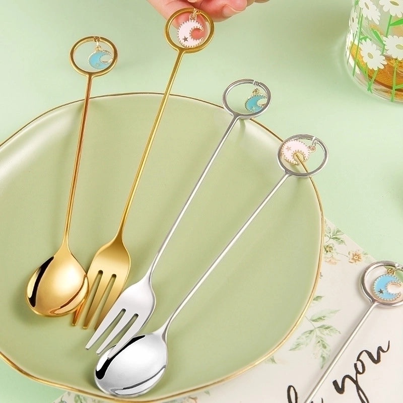 Cute Cartoon Stainless Steel Rice Spoon for Everyday Use|Kitchen Utensils