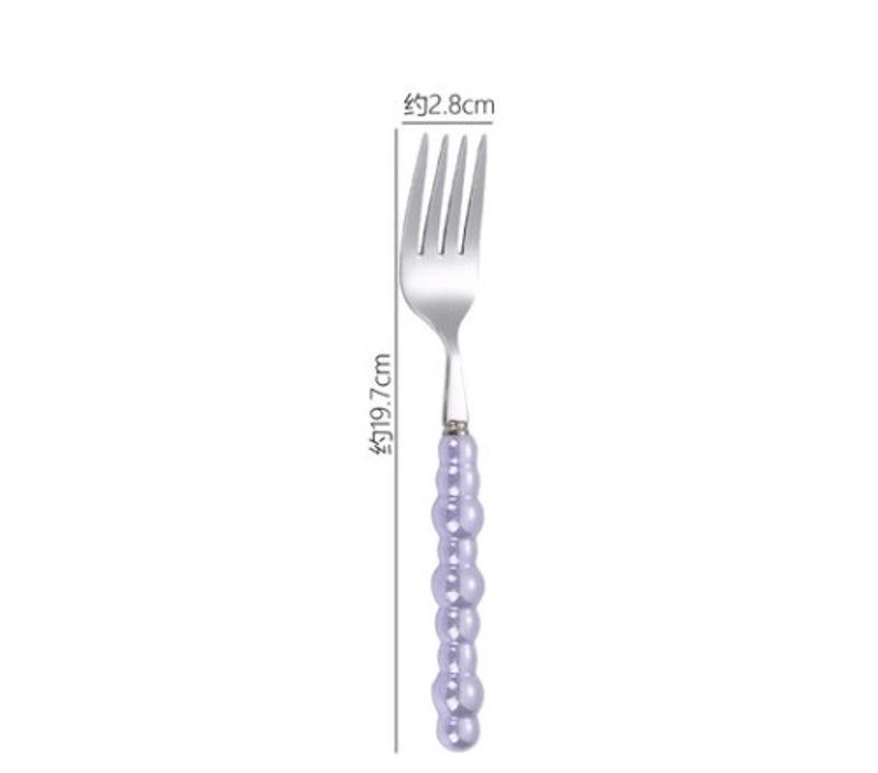 Baroque Style Solid Color Stainless Steel Cutlery Single Piece|Kitchen & Dining Tableware