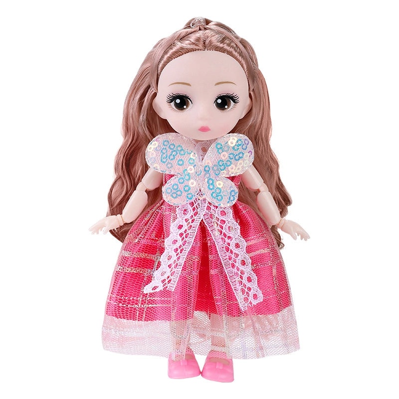 100 Mini 17cm BJD Girl Dolls Princess Toys for Kids Bulk Set|Children's Toys