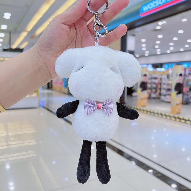 Cute Plush Alpaca Pendant Keychain Small Sheep Doll Charm for Schoolbag Gift|Accessories & Keychains