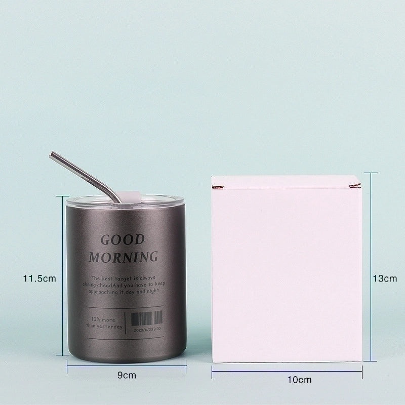 Stainless Steel Water Bottle Single Piece Casual Solid Color | Drinkware & Hydration