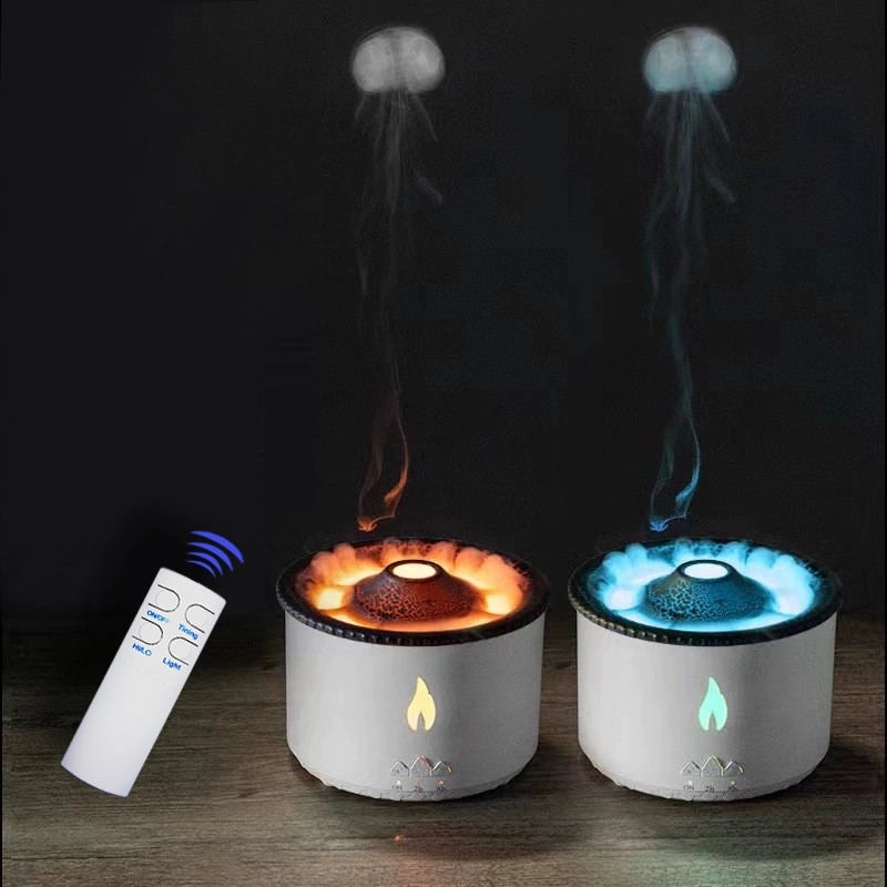 Simulation Flame Diffuser Humidifier Essential Oil Aroma Machine for Home Fragrance|Home Aromatherapy & Diffusers