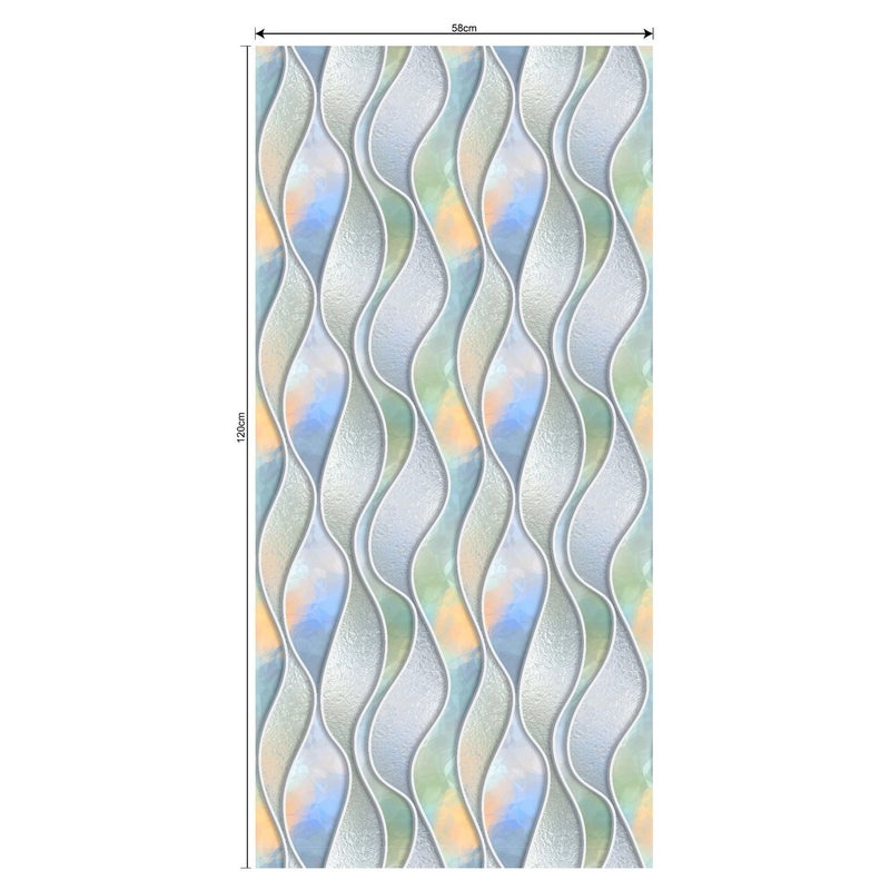 European Frosted Glass Window Film 58x120cm Electrostatic Privacy Sticker for Bathroom Toilet Renovation|Home Decor Accessories