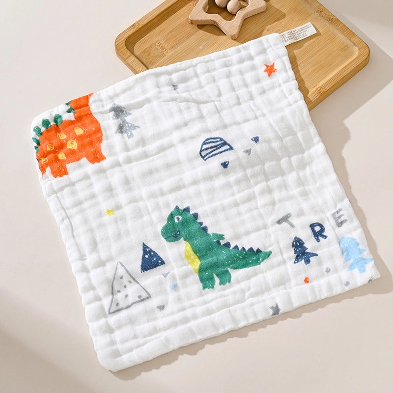 Adorable Cartoon Fruit and Fish Baby Burp Cloths Soft Infant Accessories|Baby Essentials