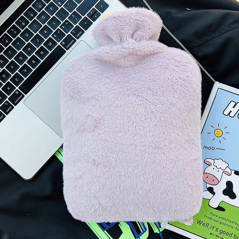 Korean Style Large Plush Rabbit Hot Water Bag PVC Injection Warm Hand Compress Hot Sale|Home & Living/Heating Pads & Compresses