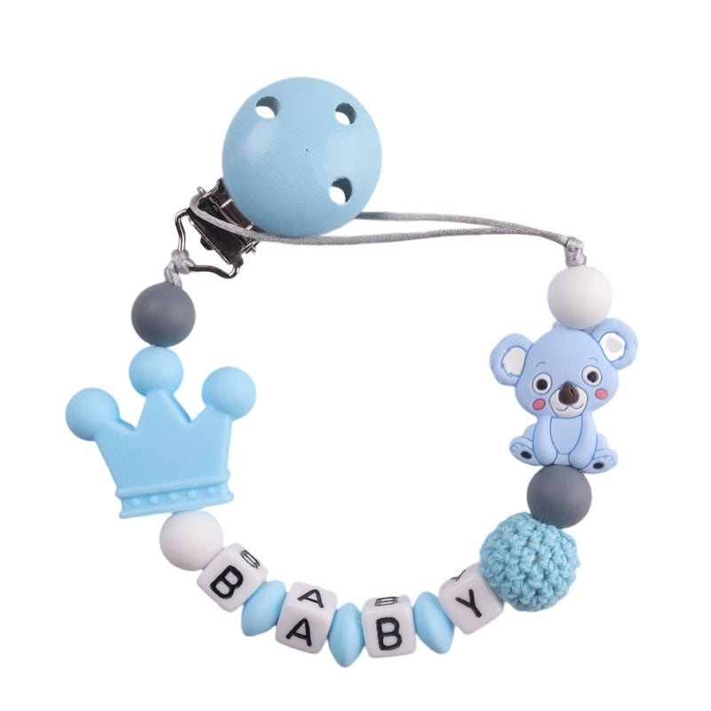 Silicone Koala Pacifier Clip Baby Teether Anti-drop Chain Molar Teething Accessory|Baby Supplies