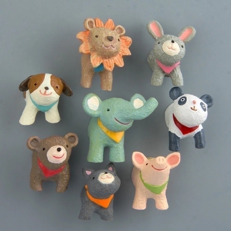 Cute Cartoon Animal Resin Figure | Decorative Accessories