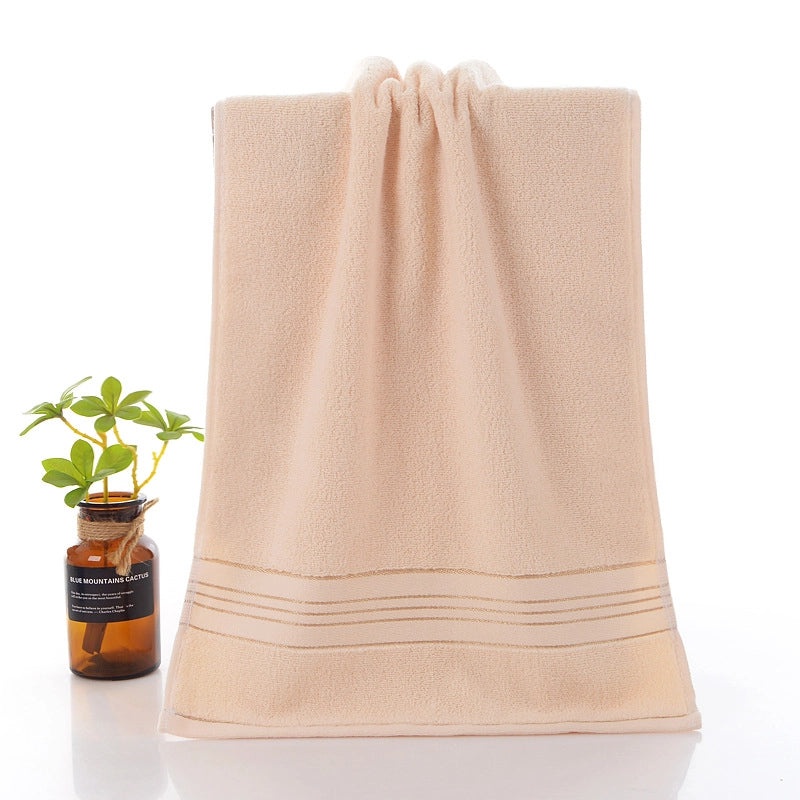 Thickened Pure Cotton Face Towel for Adults Household Water Pattern 32-Strand Durable Daily Use|Home & Living - Towels & Linens