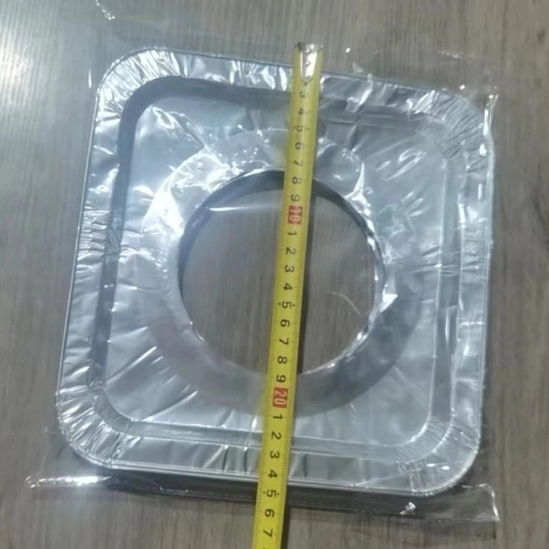 Solid Color Tin Foil Gas Stove Protector Mats, 160-Pack | Kitchen Accessories