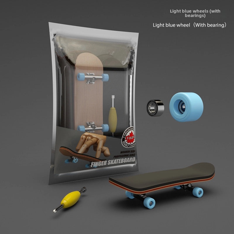 DIY Mini Finger Scooter Toy with Alloy Bearings and Maple Deck for Kids|Children's Toys & Fingerboards