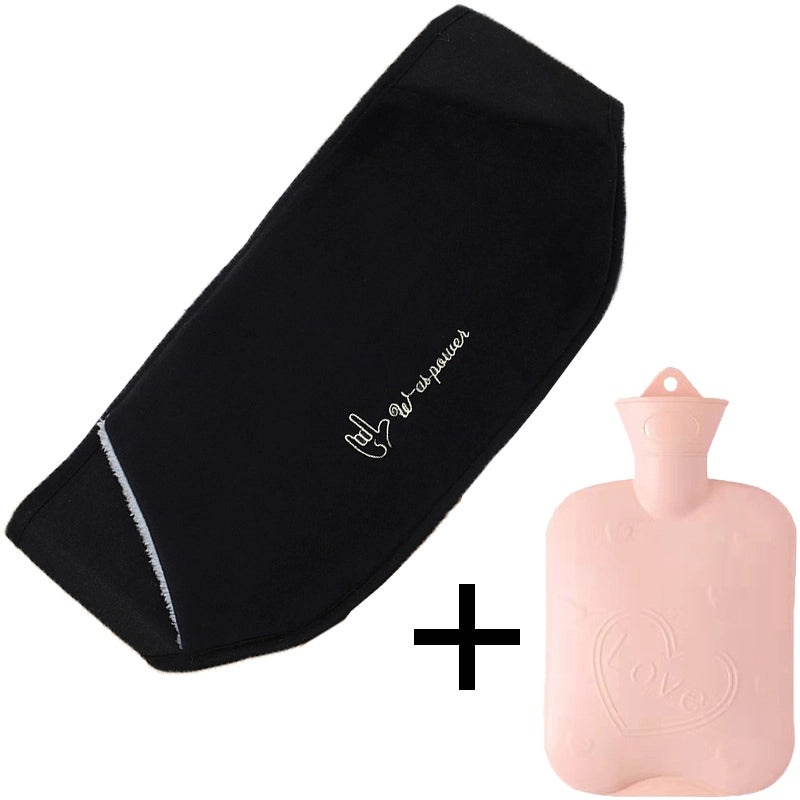 Plush Hot Water Bag with Protective Belt for Waist and Hands Warmth | Home & Personal Care