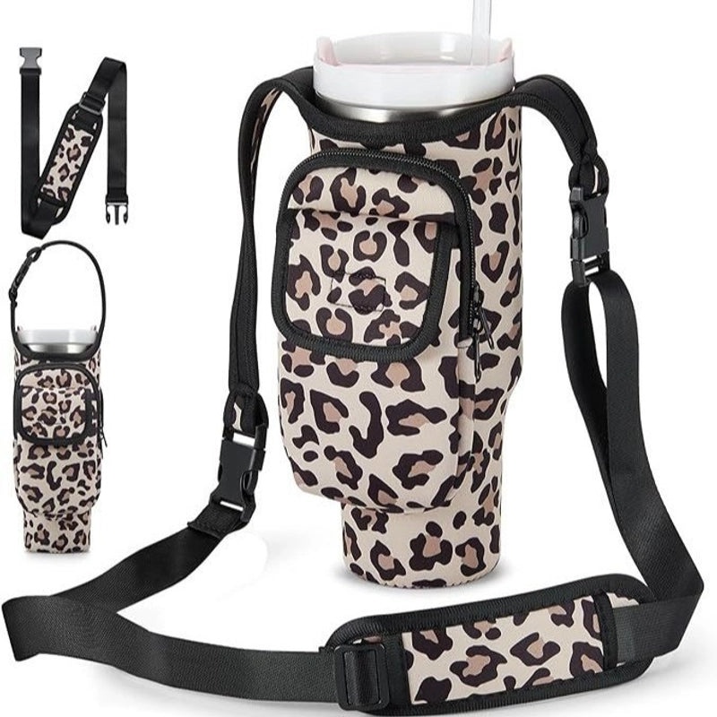 Canvas Coffee Cup Sleeve Solid Color Pastoral Style Single Piece|Kitchen & Dining Accessories