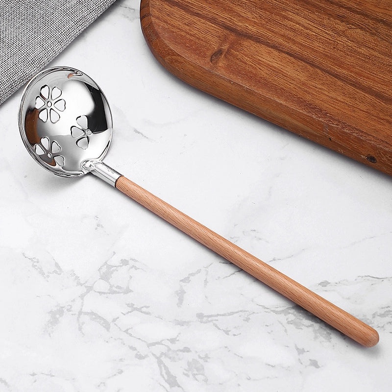 Elegant Solid Color Stainless Steel Spoon for Everyday Use|Kitchen & Dining Utensils