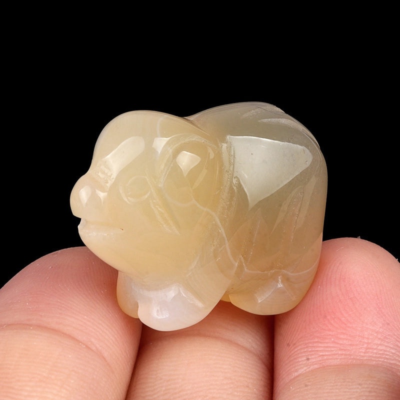 Adorable Animal-Shaped Natural Stone Crystal Decor | Home & Living Decorative Accents