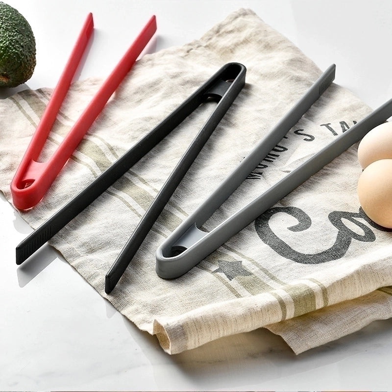 Minimalist Single-Piece Silicone Food Tongs | Kitchen Utensils