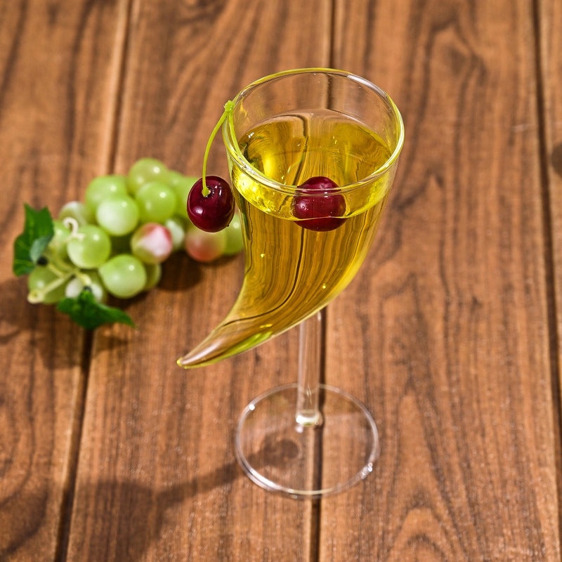 Elegant Clear Glass Wine Tumbler 1 Piece | Drinkware & Barware