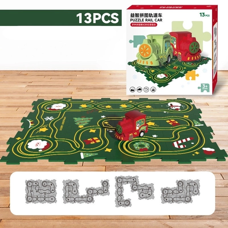 Christmas Tree and Snowman Puzzle Toys | Holiday Decorations