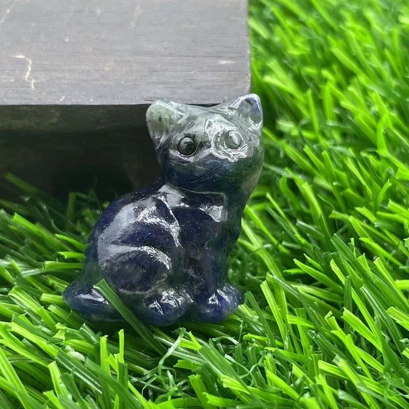 Adorable Gemstone Animal Figurines Decorative Artificial Ornaments|Home Decor