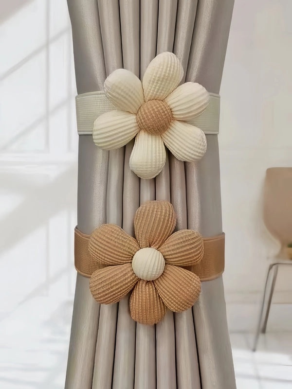 Modern Simple Hemp Rope Curtain Tiebacks with Magnetic Buckle | Home Decor Accessories