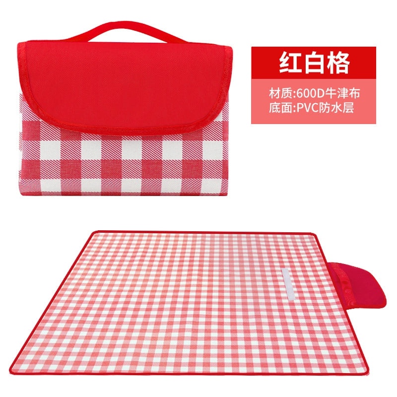 Waterproof Oxford Cloth Picnic Blanket in Solid Pastoral Colors | Outdoor Picnic Accessories