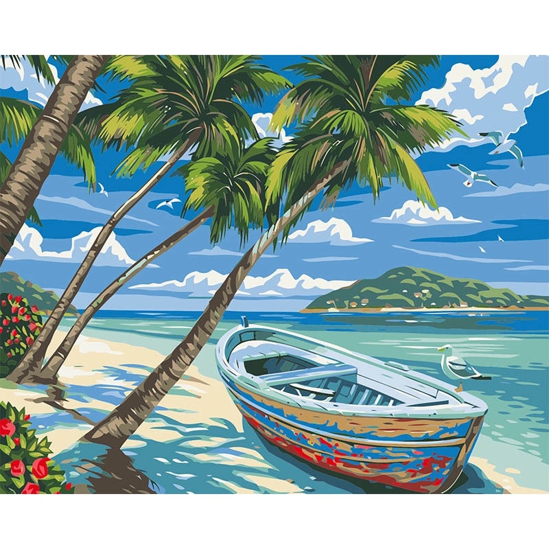 Frameless DIY Digital Oil Painting Large Animal Wall Art for Living Room Bedroom Dining Room | Home Decor Paintings