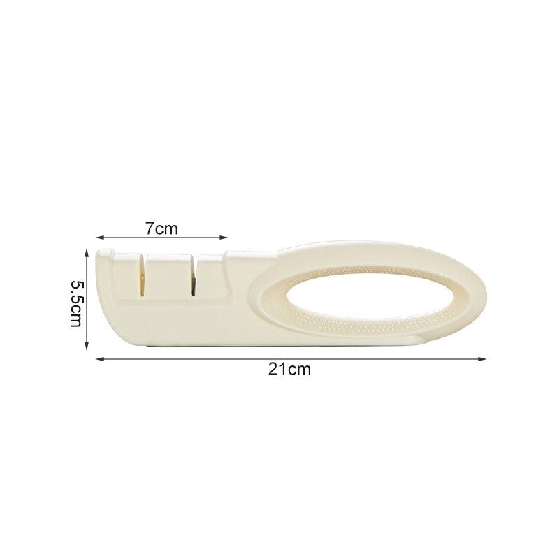 Simple Solid Color PP Knife Sharpener One Piece | Kitchen Tools & Gadgets