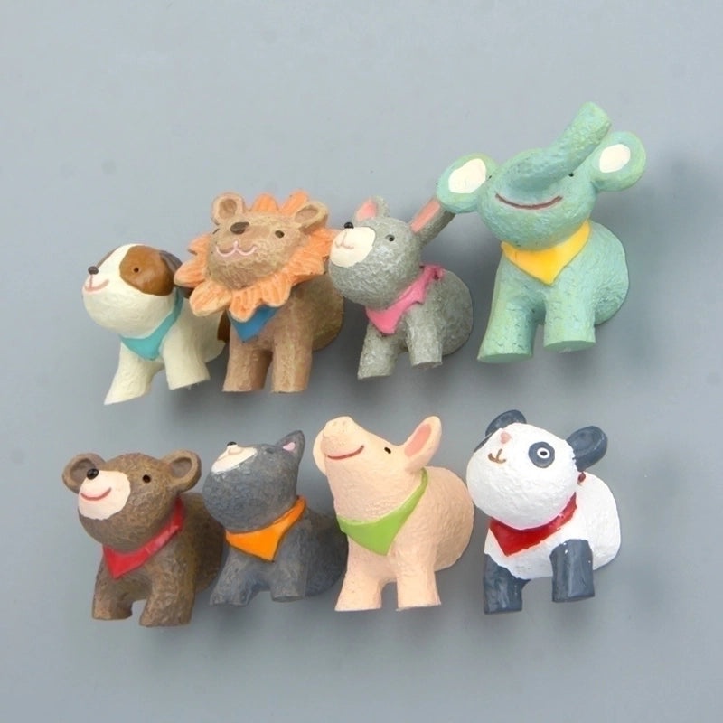 Cute Cartoon Animal Resin Figure | Decorative Accessories