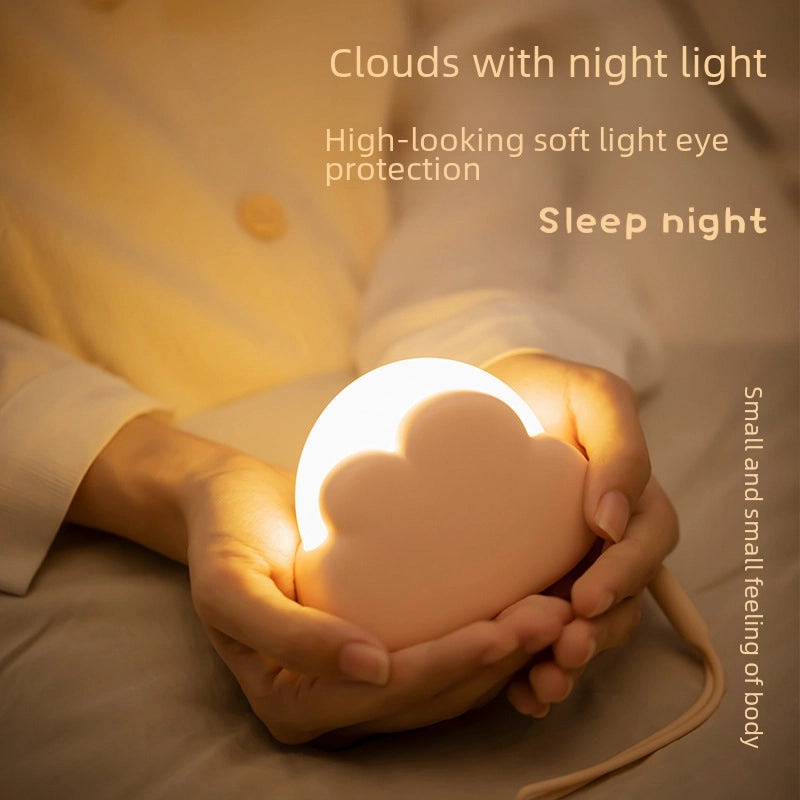 Cute Cloud Nightlight Table Lamp USB Charging Mini Bedroom Ornament Creative Gift|Home Decor