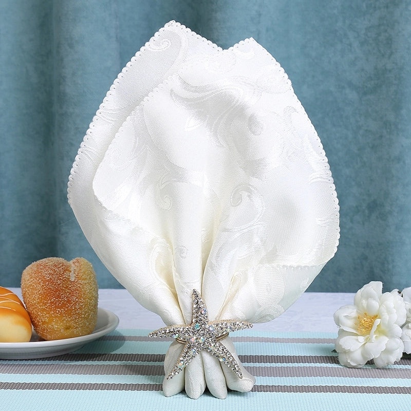 Starfish Alloy Napkin Ring for Casual Dining 1 Piece|Tableware & Napkin Rings