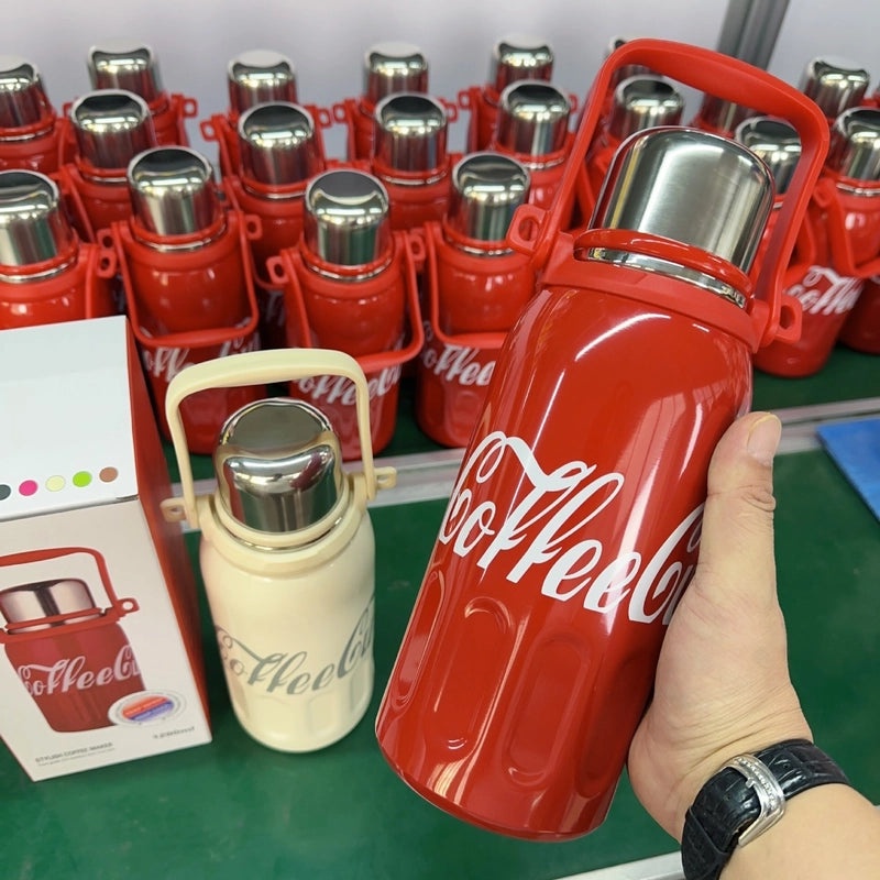 Stainless Steel Thermos Cup 316 & 201 Solid Color Casual Letter Design | Drinkware & Thermoses