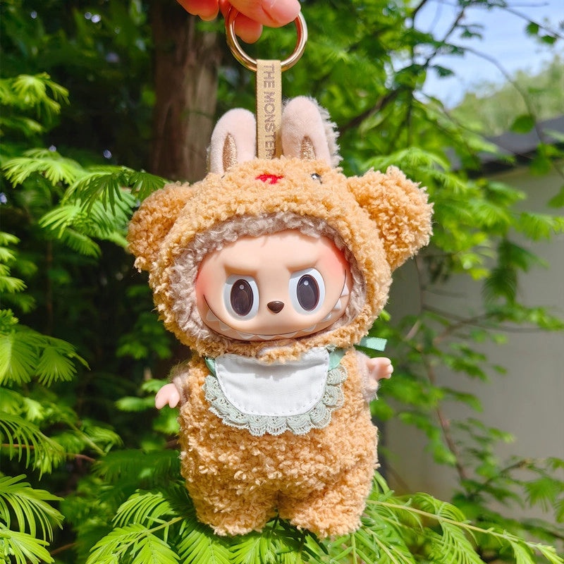 17cm Full-Length Bear Doll Clothes Set | Doll Accessories