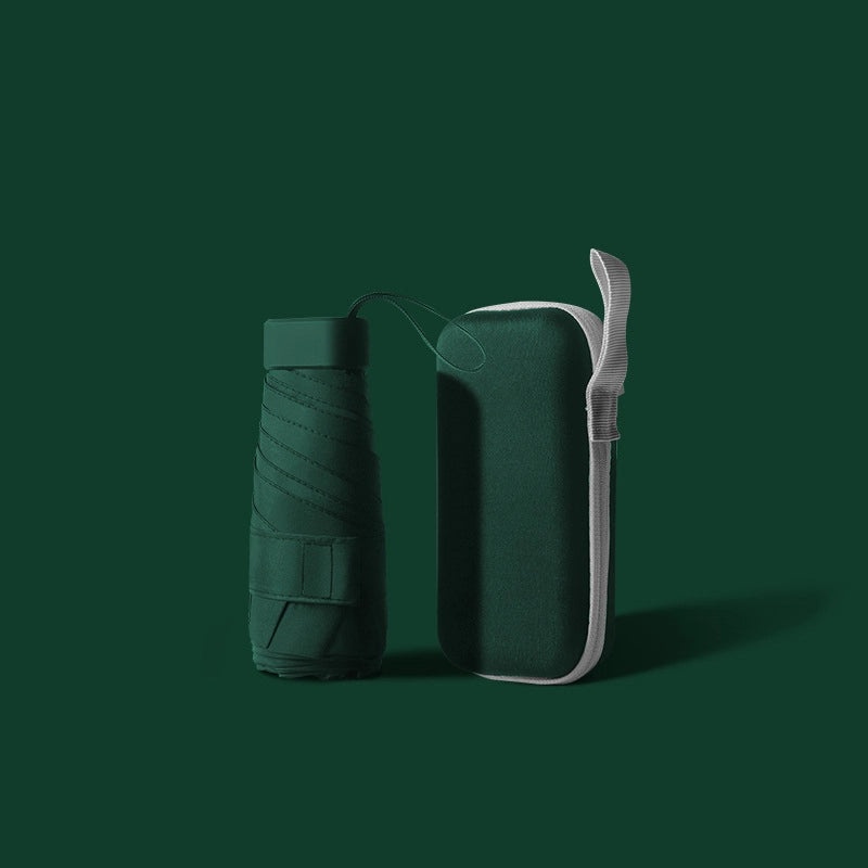 Ultra Light 60% UV Protection Folding Sun Umbrella for Women | Portable Pocket Sunshade with Custom Logo | Promotional Item | Fashion Accessories