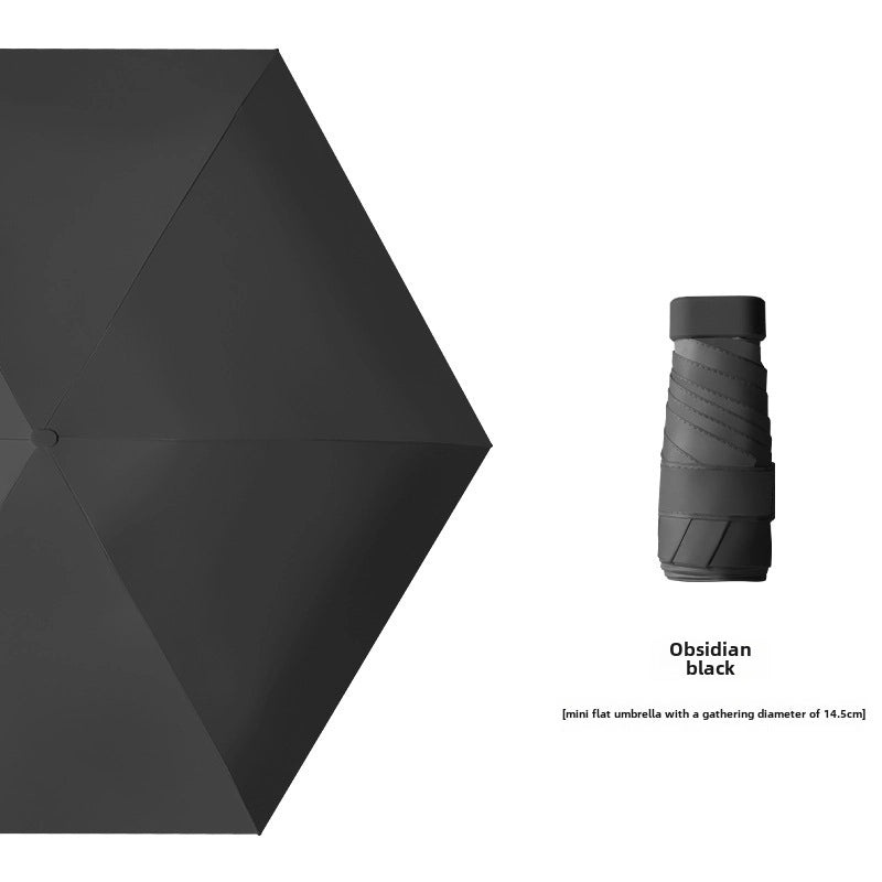 Ultra Light 60% UV Protection Folding Sun Umbrella for Women | Portable Pocket Sunshade with Custom Logo | Promotional Item | Fashion Accessories