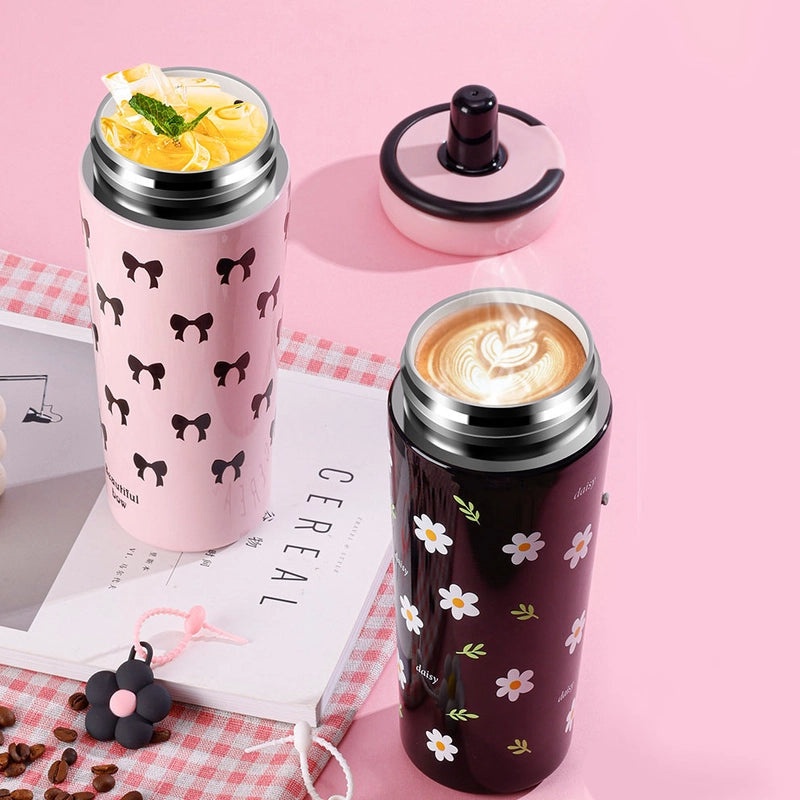 Cherry Butterfly Bow Knot Casual Stainless Steel 316 Thermos Cup 1 Piece | Drinkware & Accessories